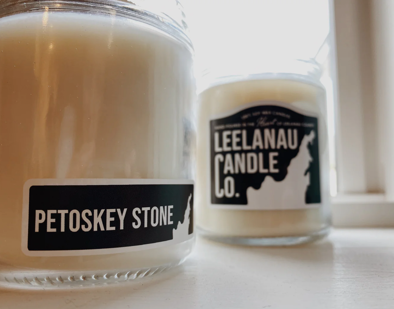 Petoskey Stone Candle