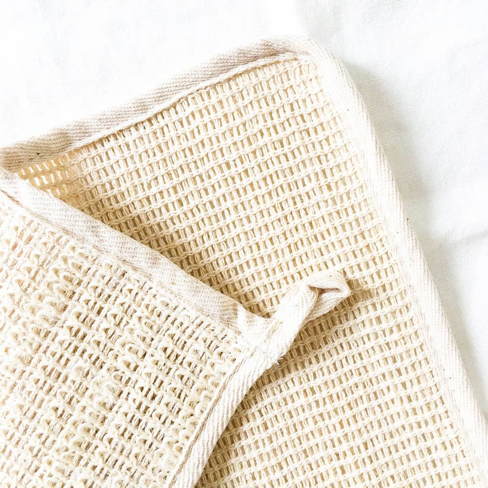 Natural Sisal Washcloth - Organic Zero Waste Plastic Free