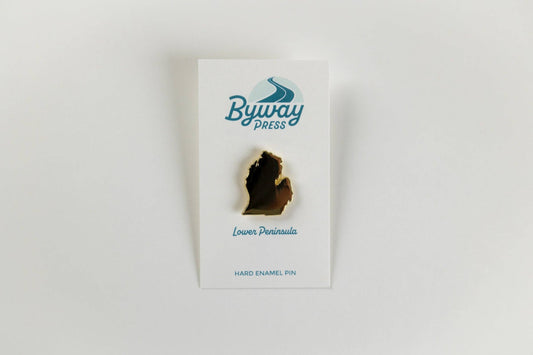Byway Press - Michigan Lower Peninsula Enamel Pin