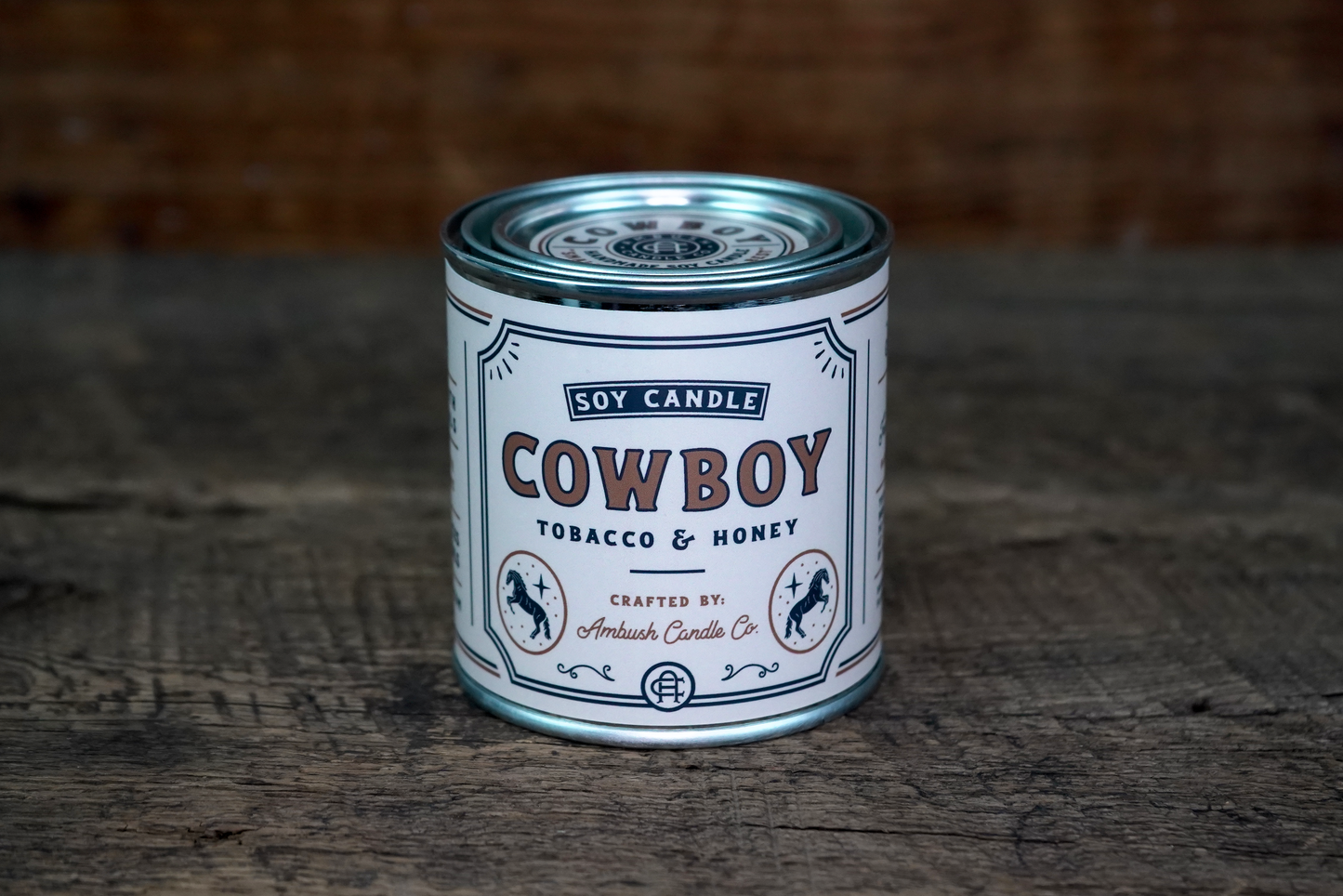 Ambush Candle Co. - Cowboy - 8oz Soy Candle