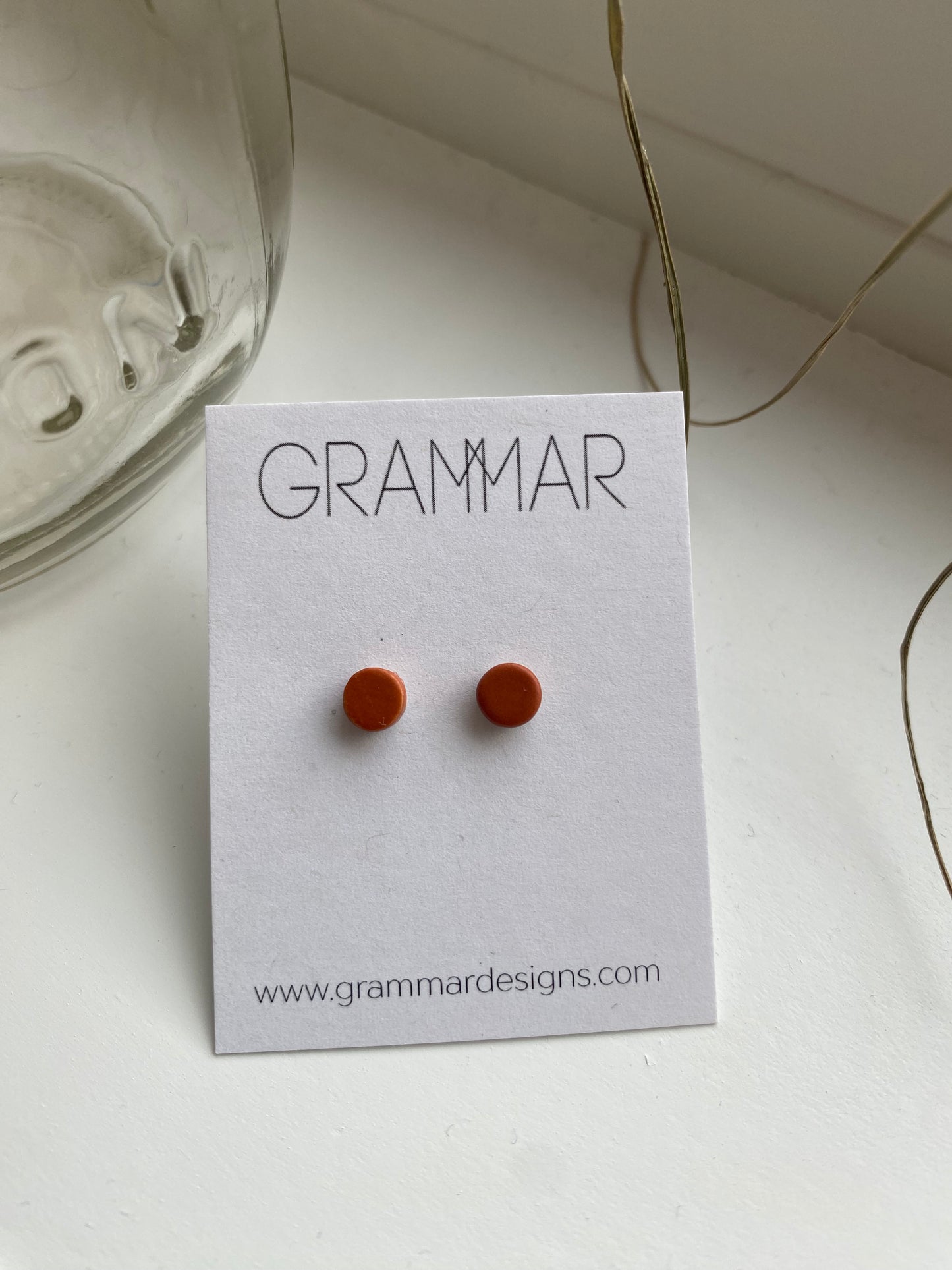 Post Earrings by GRAMMAR