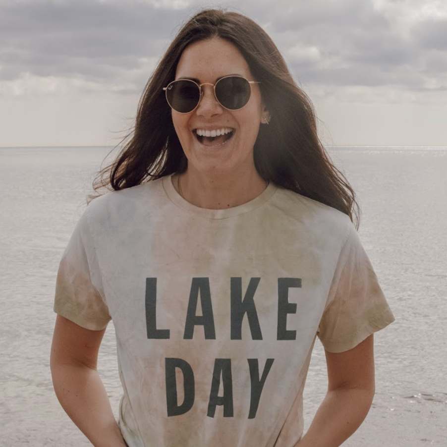 Lake Day Painted Tee