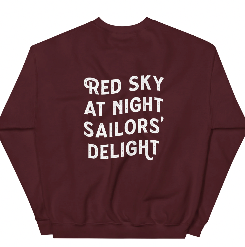 Red Sky At Night Sweatshirt