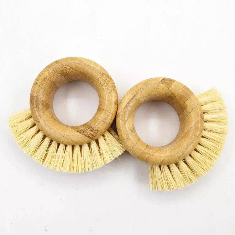 Bamboo/ Sisal Bristles Ring Brush