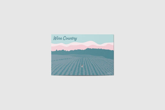 Byway Press - Wine Country Travel Postcard